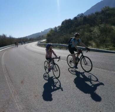 Family Cycling Spain